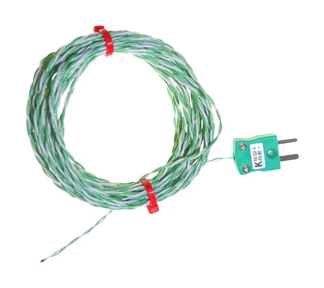 LABFACILITY Z2-K-5.0-MP-1/0.2 Thermocouple, IEC, K, -75 °C, 250 °C, 16.4 ft, 5 m XF-1836-FAR