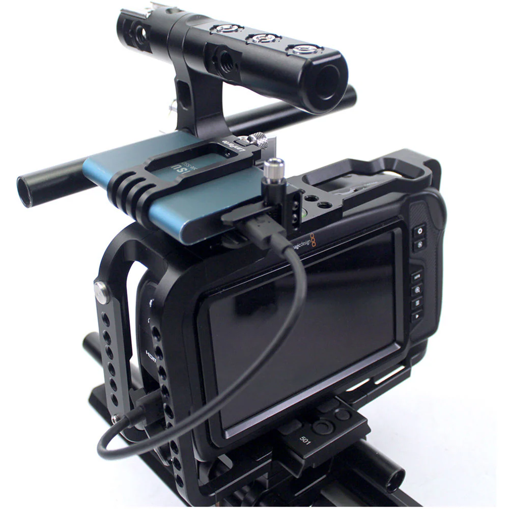 LanParte Sandisk SSD Clamp With Cold Shoe Mount And 1/4 Thread - Image 12