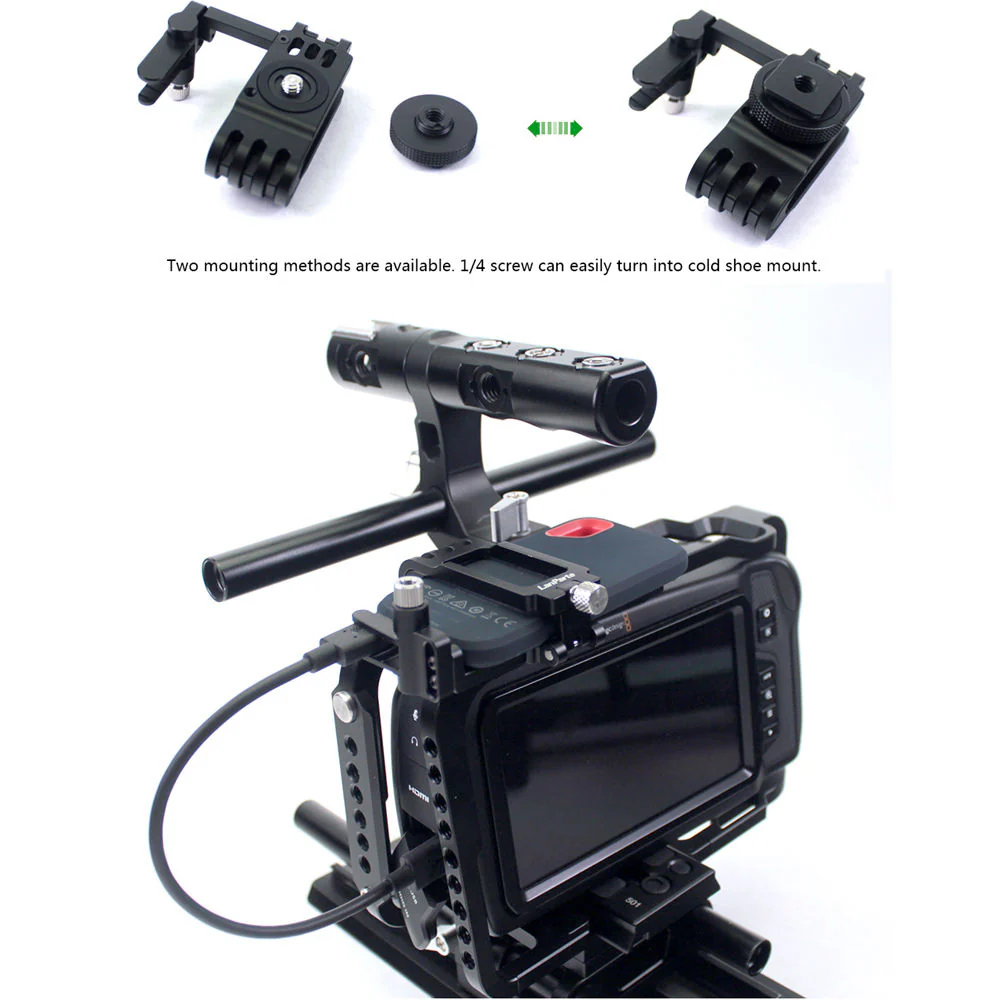 LanParte Sandisk SSD Clamp With Cold Shoe Mount And 1/4 Thread - Image 7