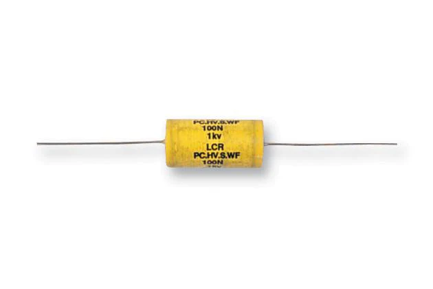 LCR Components PC/HV/S/WF 22NF 1.5KV PC/HV/S/WF 1.5KV Power Film Capacitor Metallized PP Axial Leaded 0.022 µF ± 20% High Frequency Through Hole
