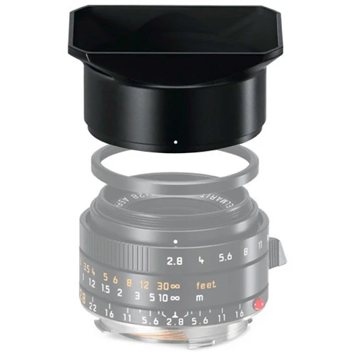 Leica Lens Hood for Elmarit-M 28mm f/2.8 & Summicron-M 35mm f/2 (Black) - Image 2