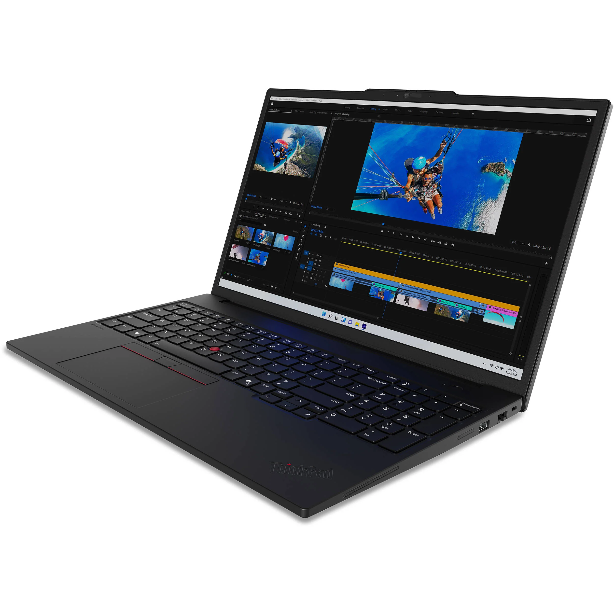Lenovo ThinkPad P16s Gen 3 Laptop (Black) - Image 4