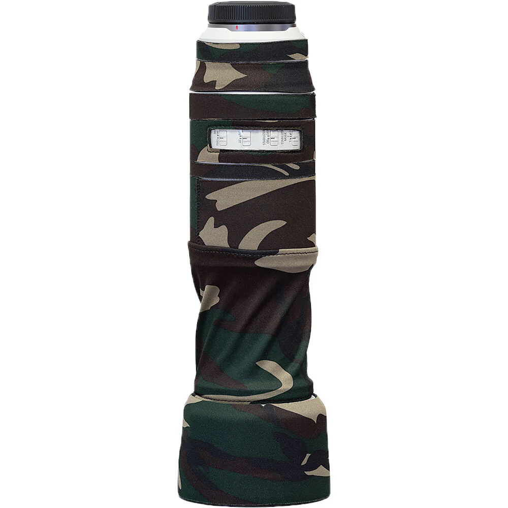 LensCoat Lens Cover for Canon RF 100-500 IS Lens (Forest Green Camo) - Image 2