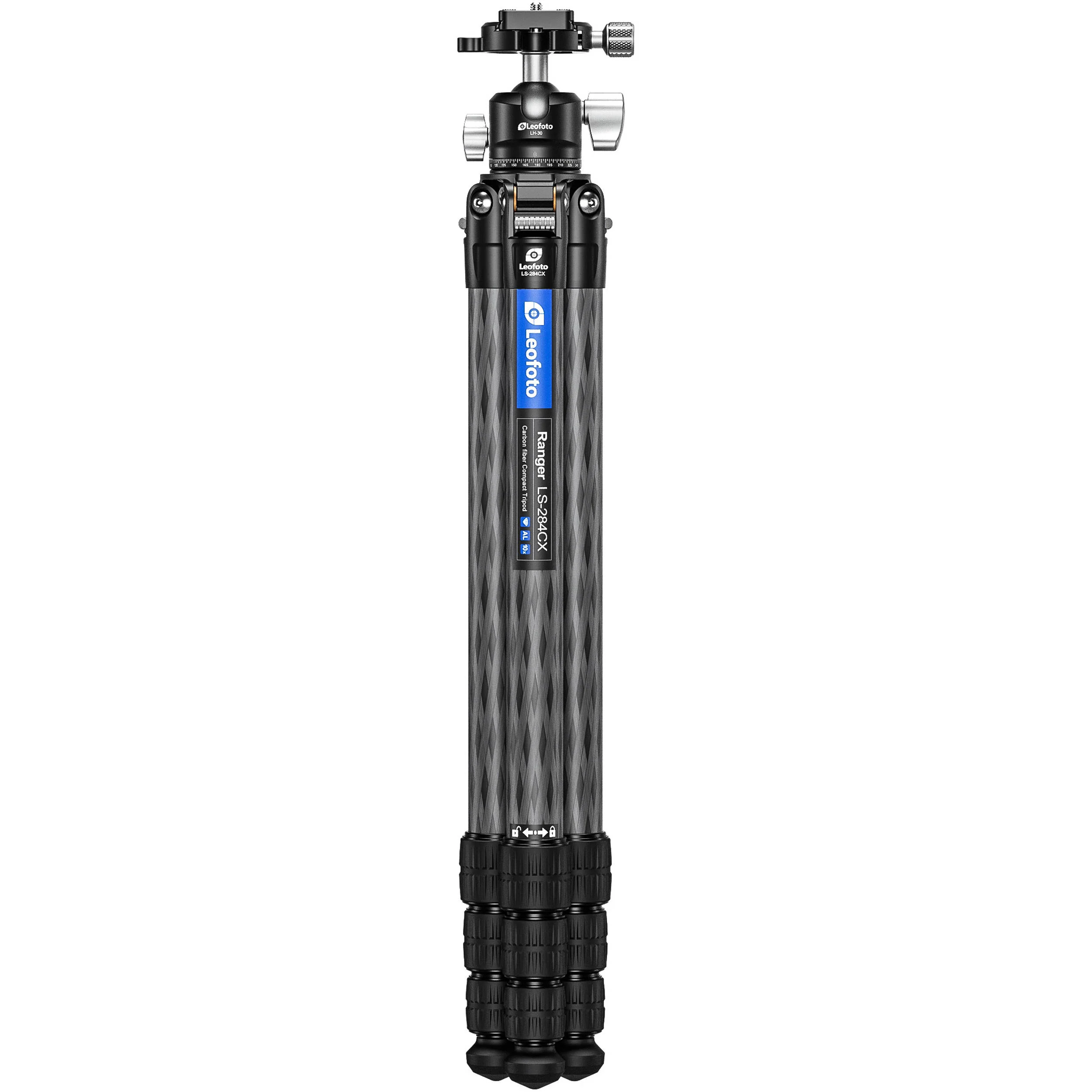 Leofoto LS-284C X Ranger Carbon Fiber Tripod with LH-30 Ball Head - Image 4