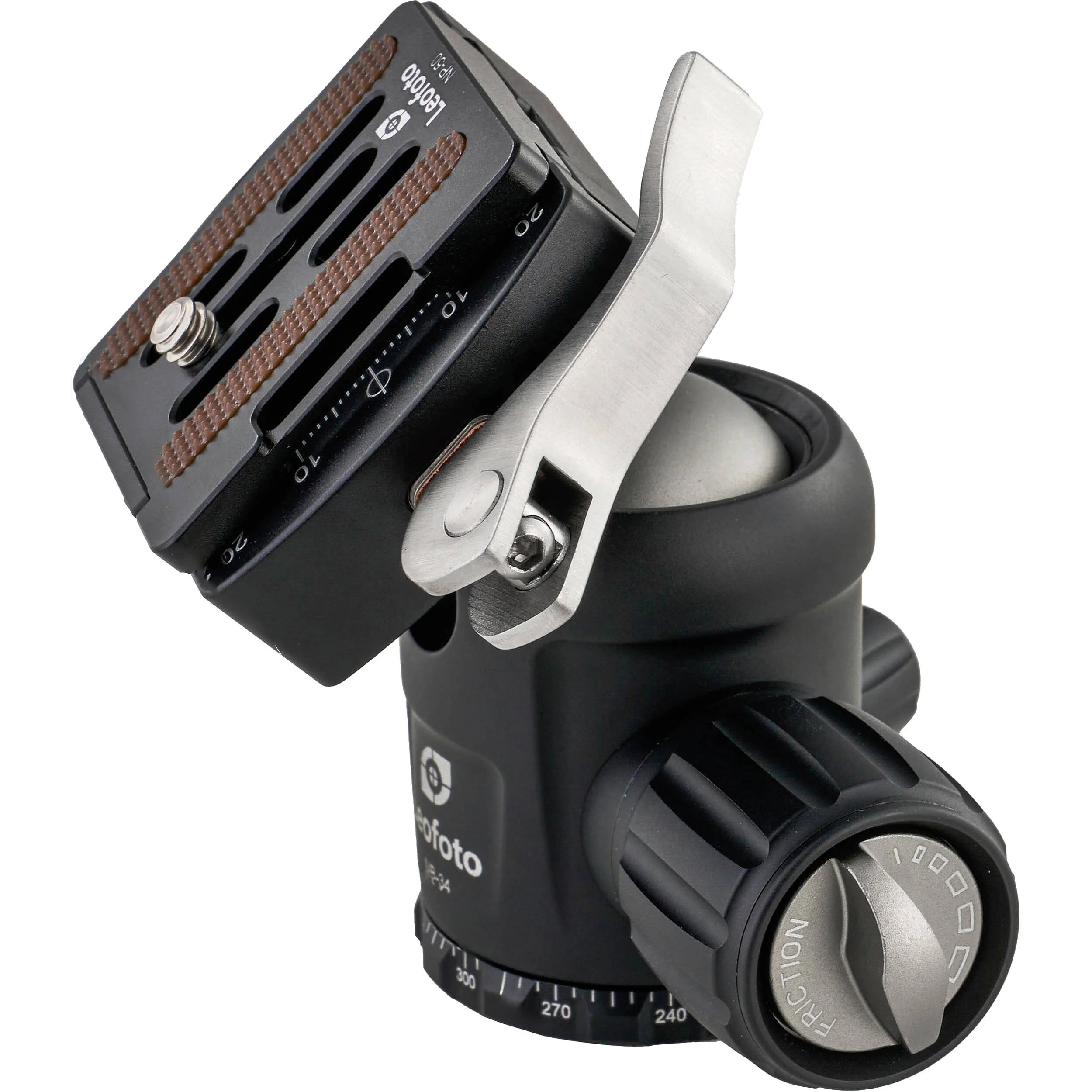 Leofoto NB-34LR Pro Ball Head with Lever-Release Clamp and Quick Release Plate - Image 5