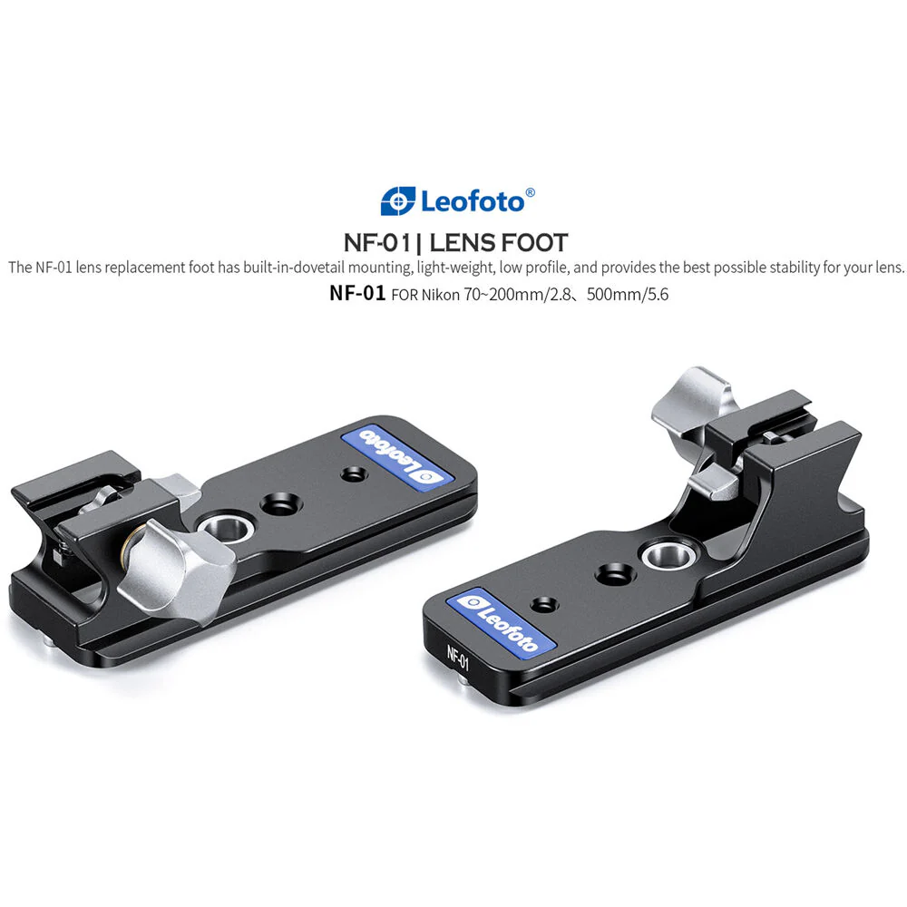 Leofoto NF-01 Collar Foot for Select Nikon Lenses - Image 2