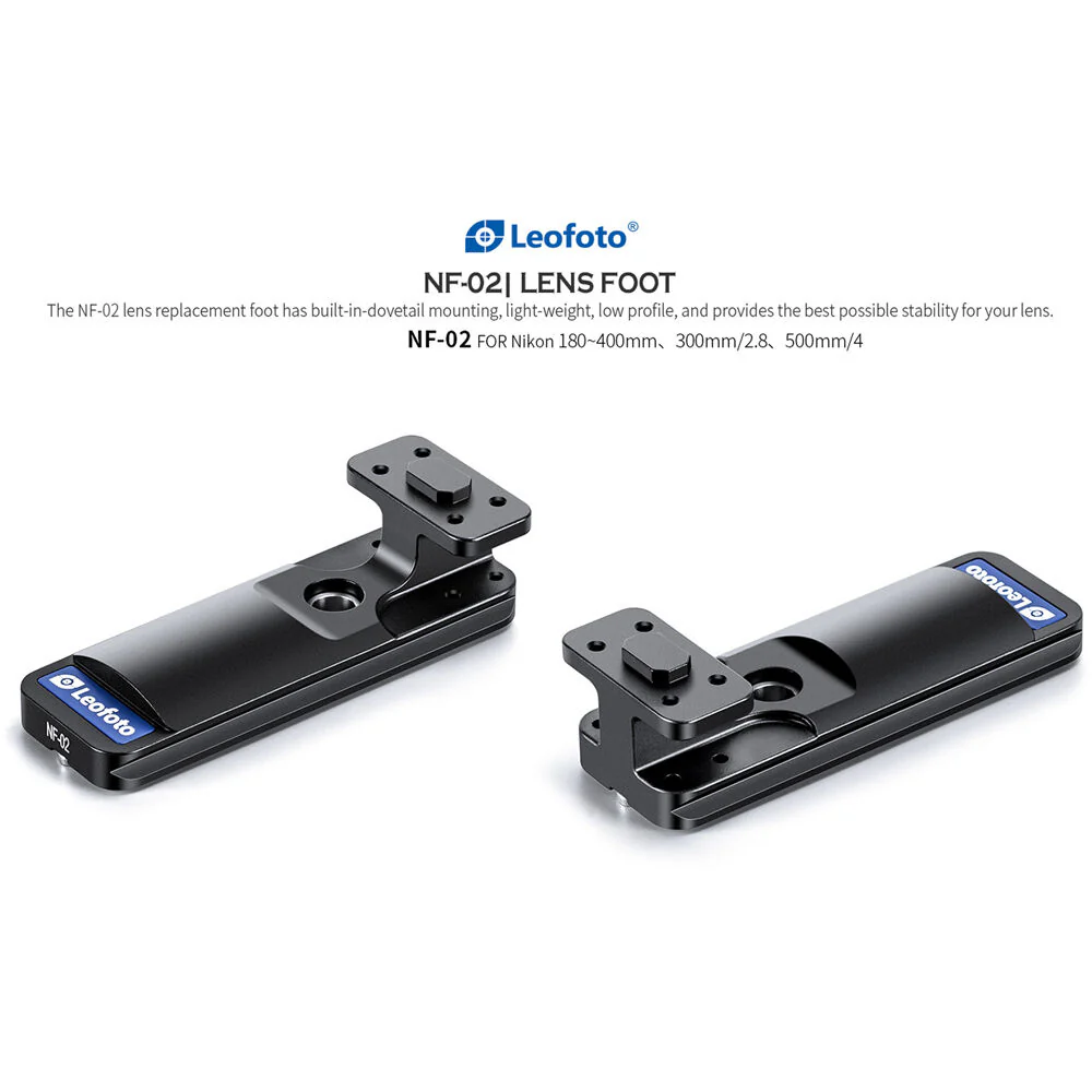 Leofoto NF-02 Collar Foot for Select Nikon Lenses - Image 2