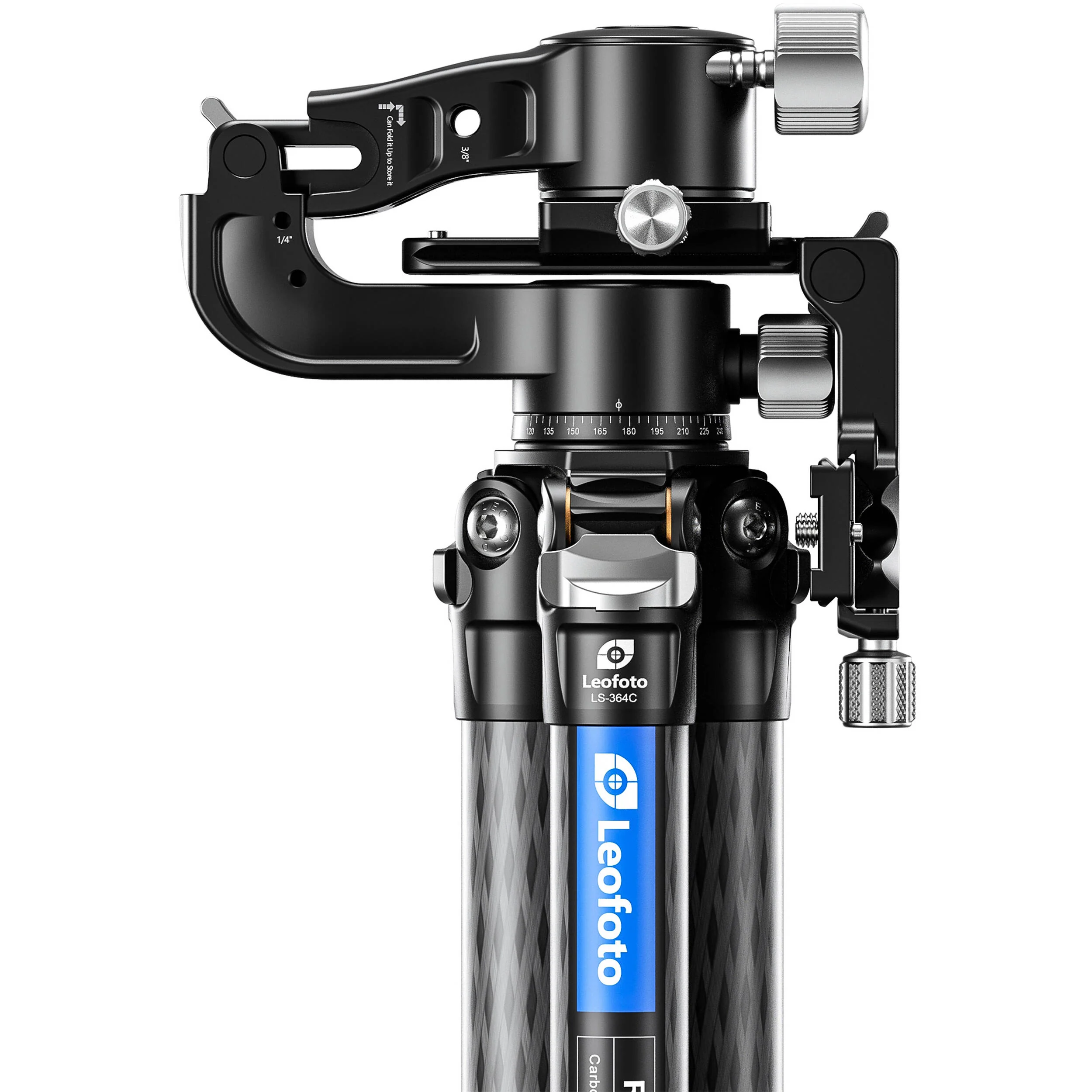 Leofoto PG-2 Folding Gimbal Head with Arca-Type QR Set - Image 5