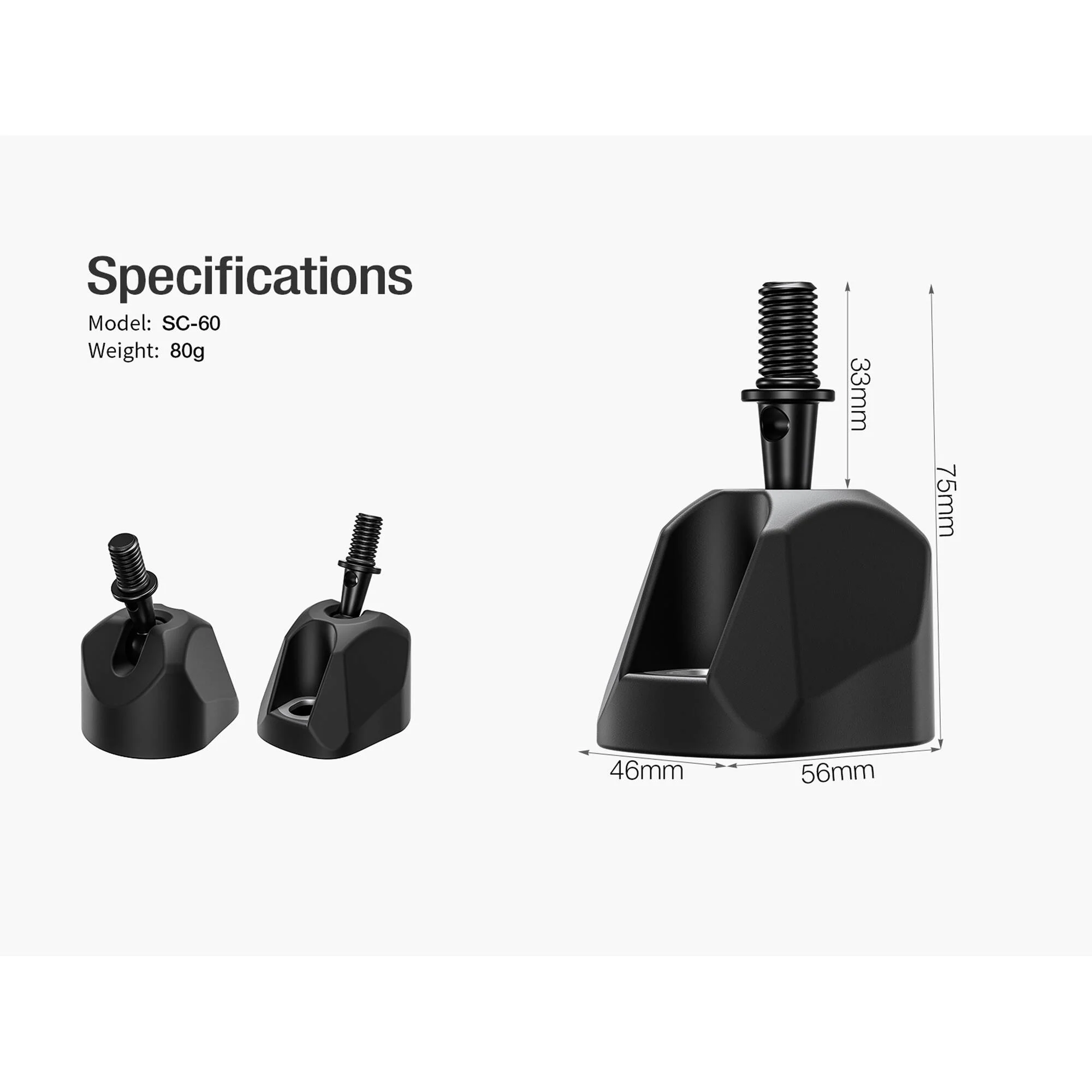 Leofoto Rubber Horseshoe-Shaped Feet (3-Pack) - Image 6