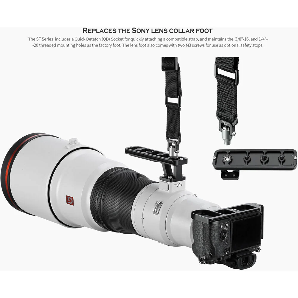 Leofoto SF-03 Replacement Lens Foot for Sony FE 400mm f/2.8 GM OSS & FE 600mm f/4 GM OSS Lenses - Image 6