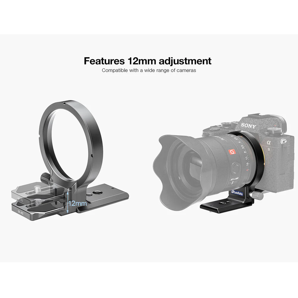 Leofoto UL-02 Rotating Bracket for Select Sony Cameras (Silver) - Image 2