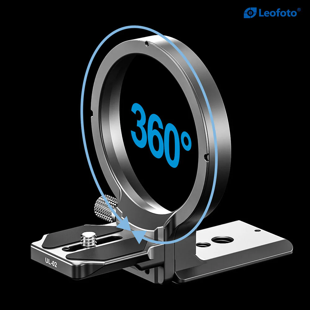 Leofoto UL-02 Rotating Bracket for Select Sony Cameras (Silver) - Image 7