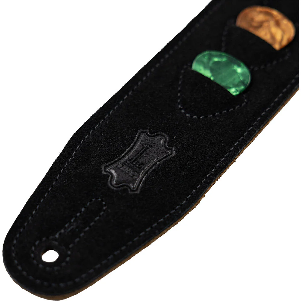 Levy's Vintage Hootenanny 2" Jacquard Guitar Strap (Yellow) - Image 5