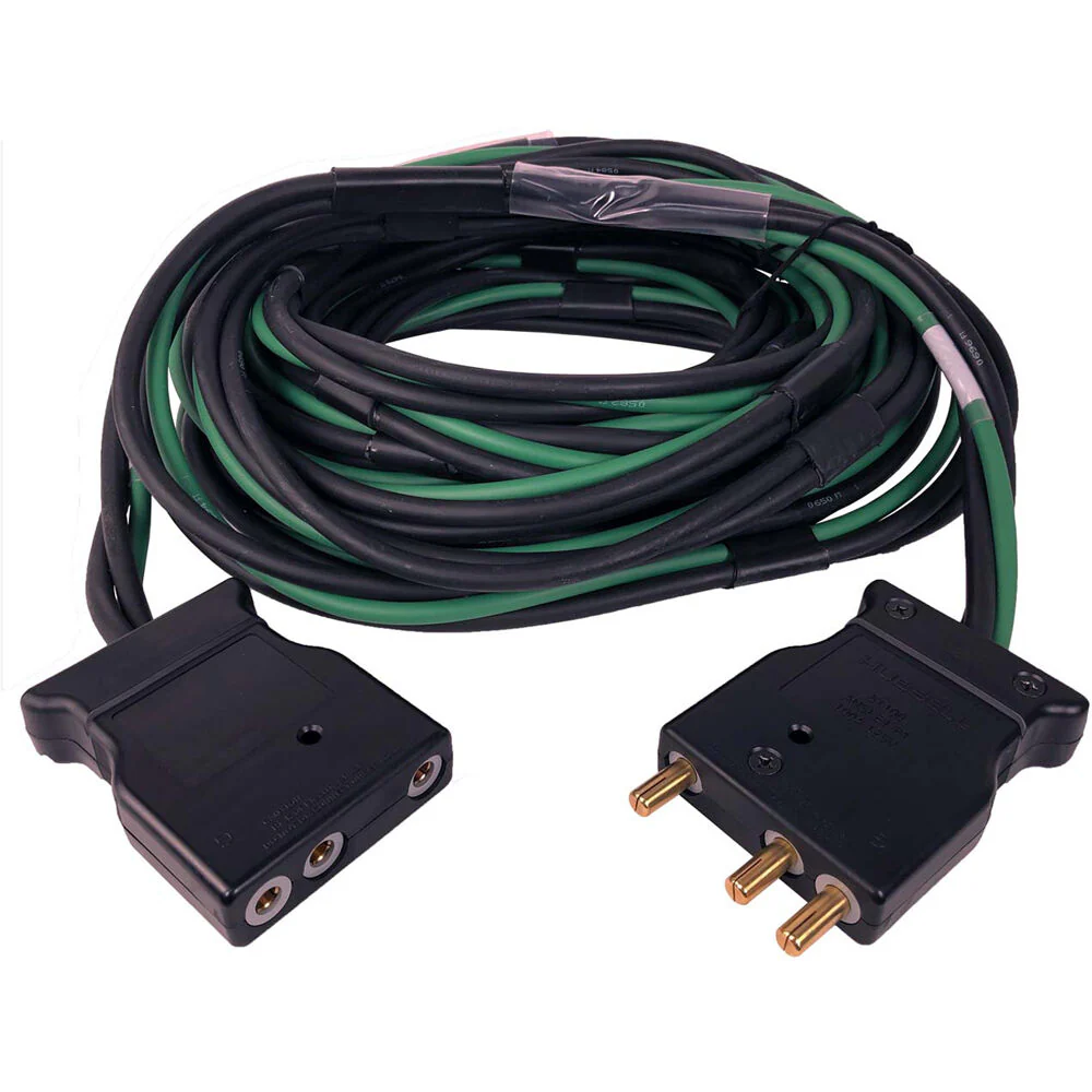 Lex Products 100A/125V Stage Pin Ext. #4 SC w/ #6 Green, Branded - Hubbell Wiring Devices (25')