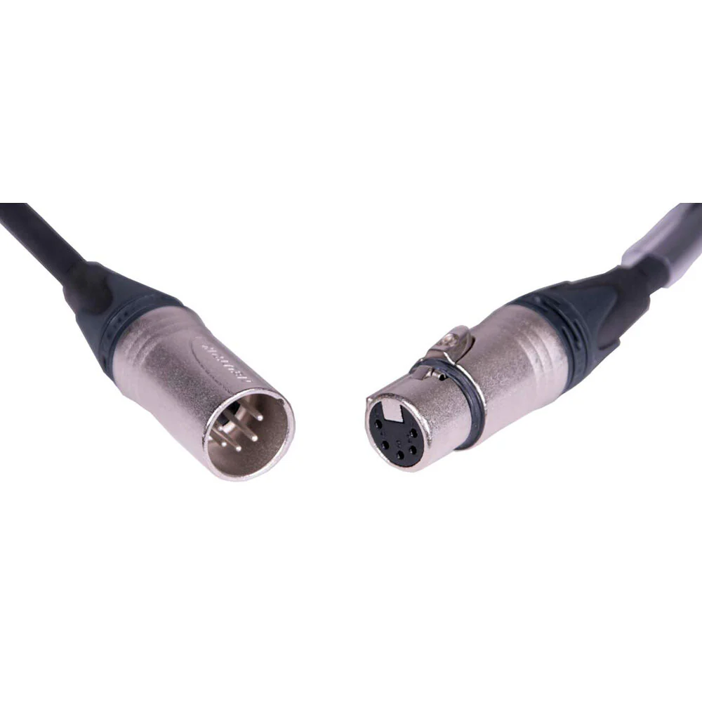 Lex Products DMX-5P-15-S Install-Grade DMX 5-Pin XLR Extension Cable (15') - Image 2