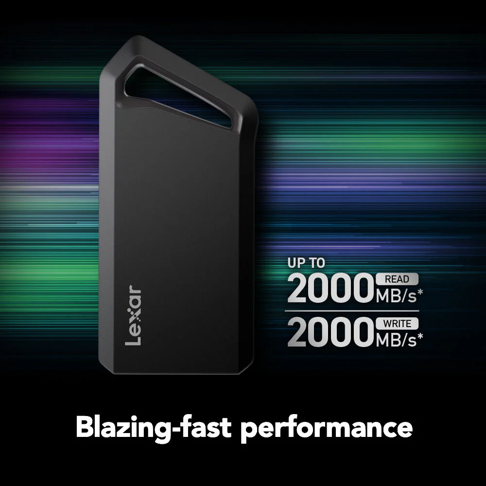Lexar 1TB Professional SL600 USB 3.2 Gen 2x2 Portable SSD - Image 2