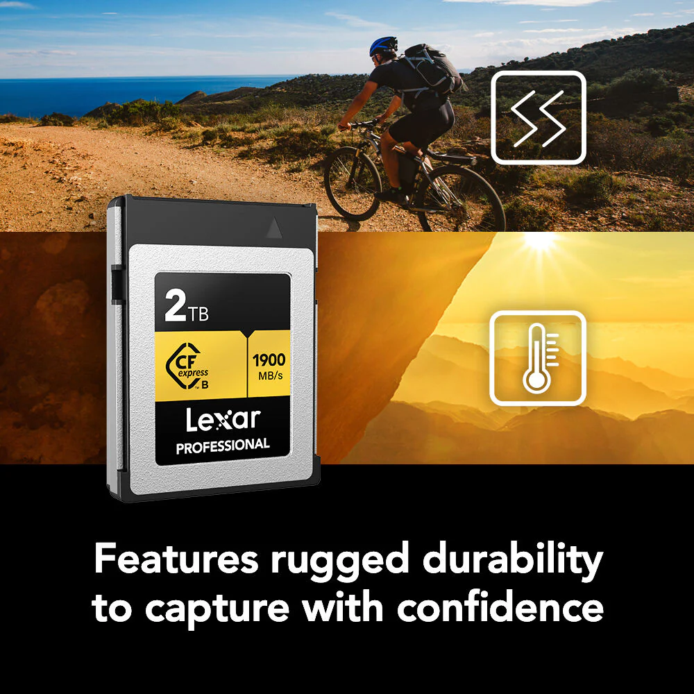 Lexar 2TB Professional CFexpress Type B Card GOLD Series - Image 3