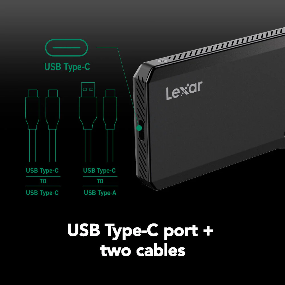 Lexar 2TB Professional SL600 USB 3.2 Gen 2x2 Portable SSD - Image 6
