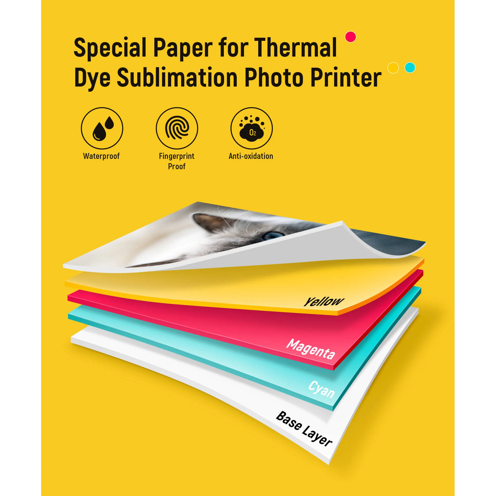 Liene PixCut S1 Photo Paper with 2 Ink Cartridges (4 x 6", 72 Sheets) - Image 4