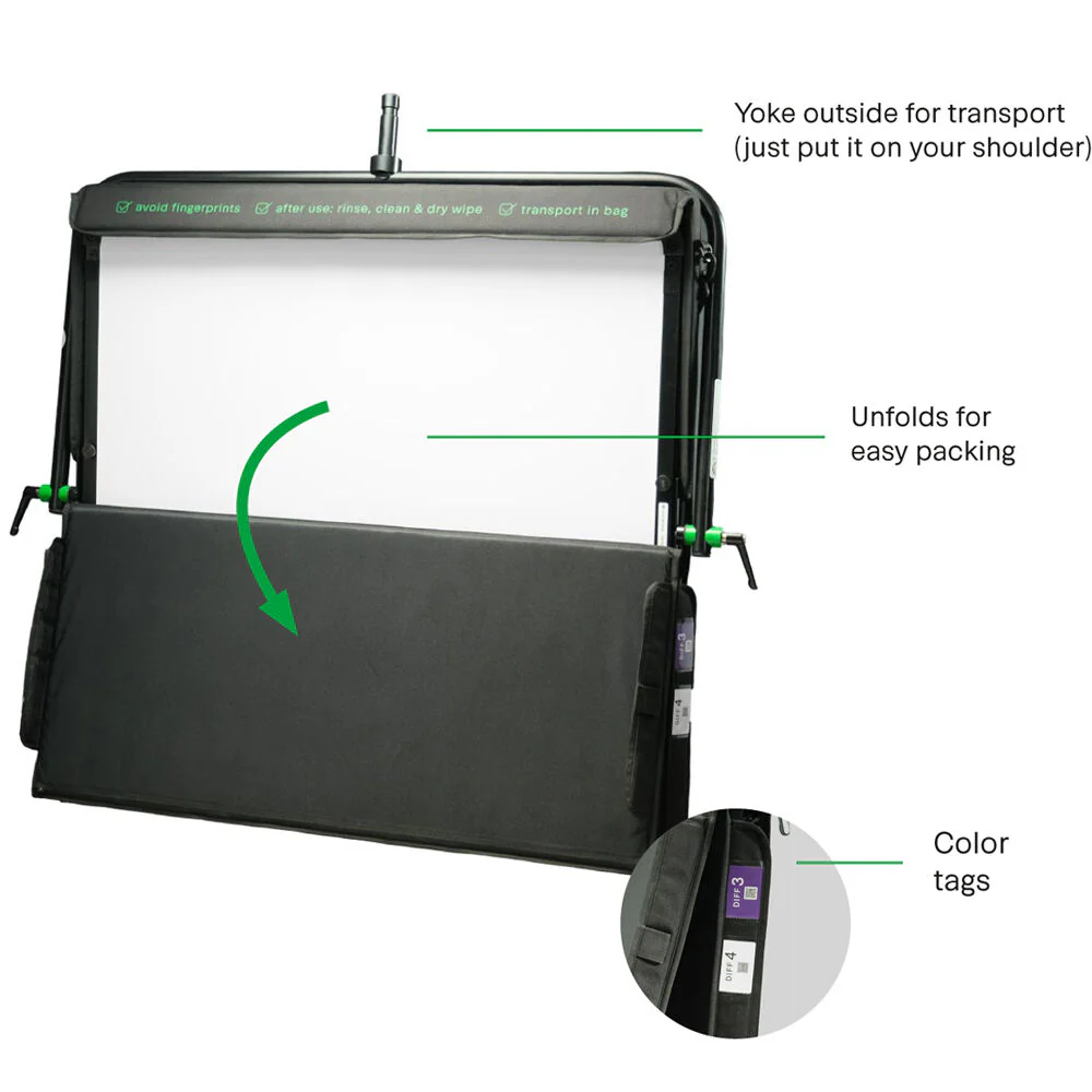 LightBridge C-100 Frame Kit with Yoke & Speedbag (Diffusion 2/3, Gen 2) - Image 5