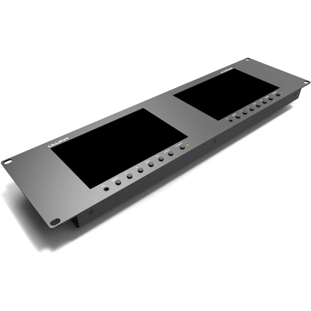 Lilliput Dual 7" Monitor Rackmount with HDMI/SDI Input/Output (3 RU) - Image 5