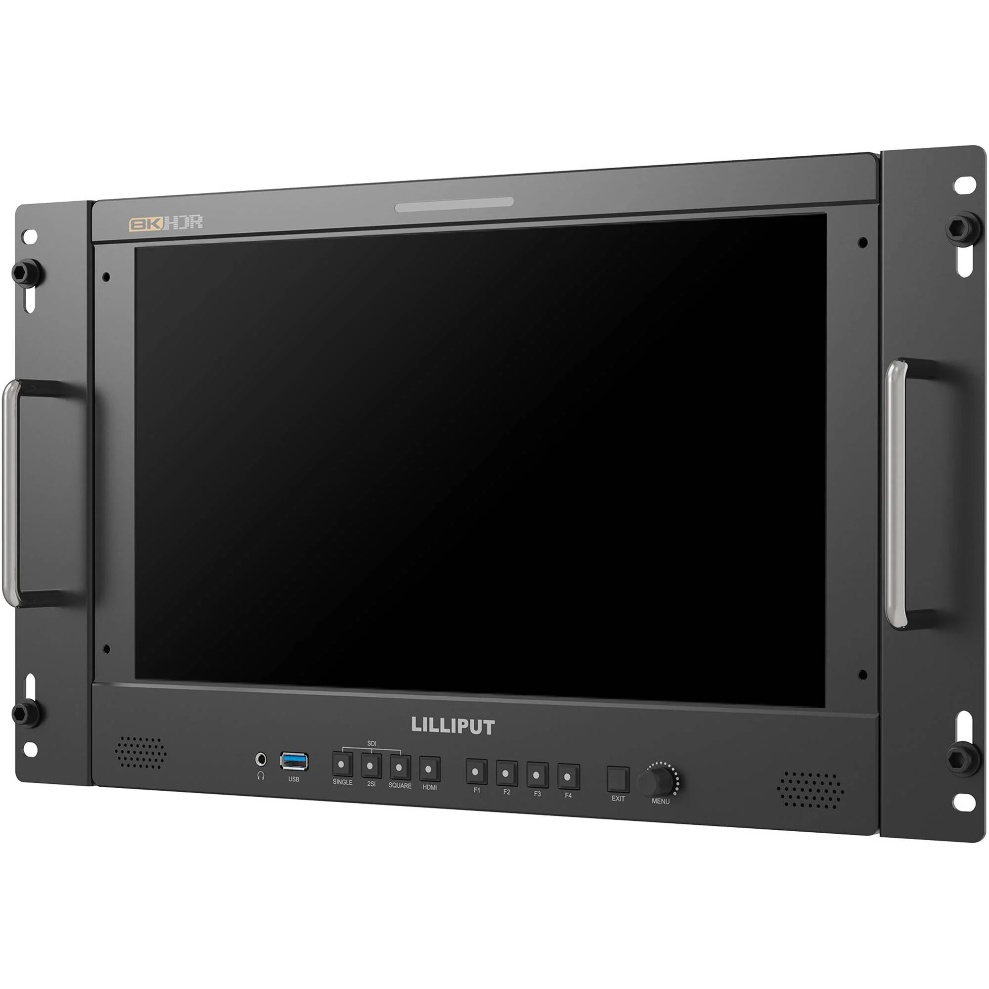 Lilliput Q15 15.6" 8K 12G-SDI Production Monitor with Carry Case (Gold Mount) - Image 4