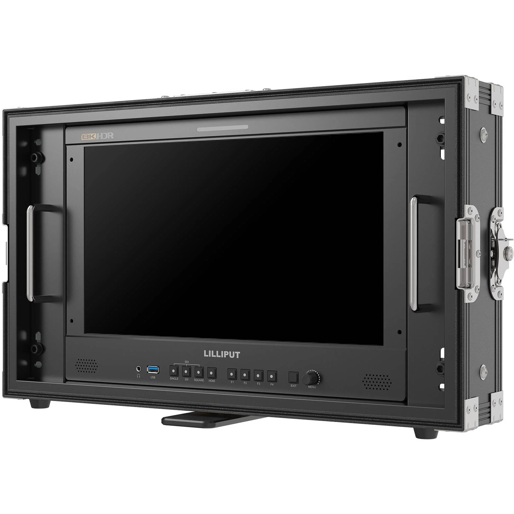 Lilliput Q15 15.6" 8K 12G-SDI Production Monitor with Carry Case (Gold Mount) - Image 5