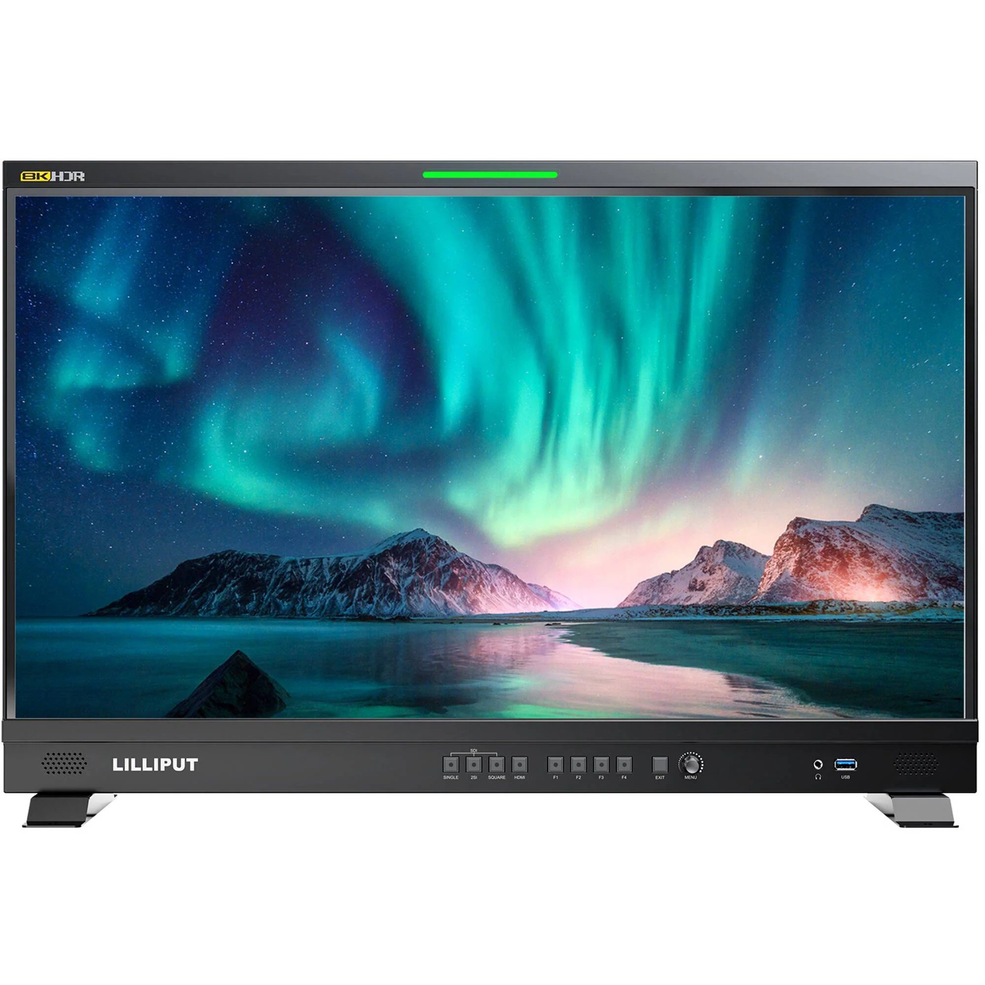 Lilliput Q28 28" 8K 12G-SDI Production Monitor with Carry Case (V-Mount) - Image 3