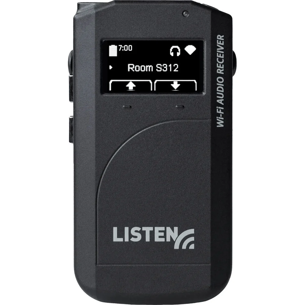 Listen Technologies LWS-02B-W1-D 2-Channel Wi-Fi System with 2 Receivers (Dante) - Image 3