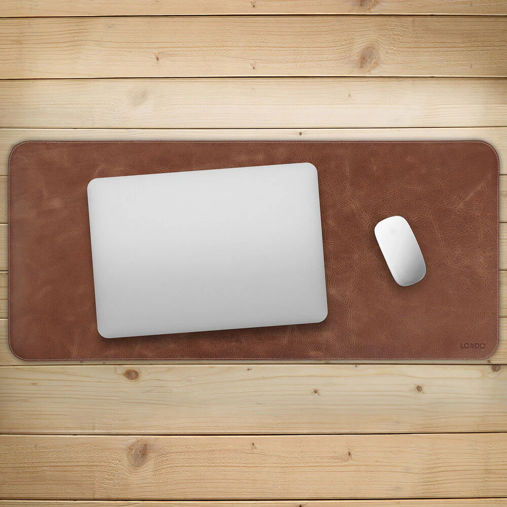 Londo Genuine Leather Extended Mouse Pad (Mink) - Image 3