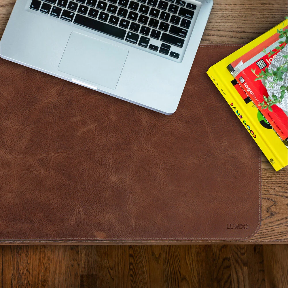 Londo Genuine Leather Extended Mouse Pad (Mink) - Image 5