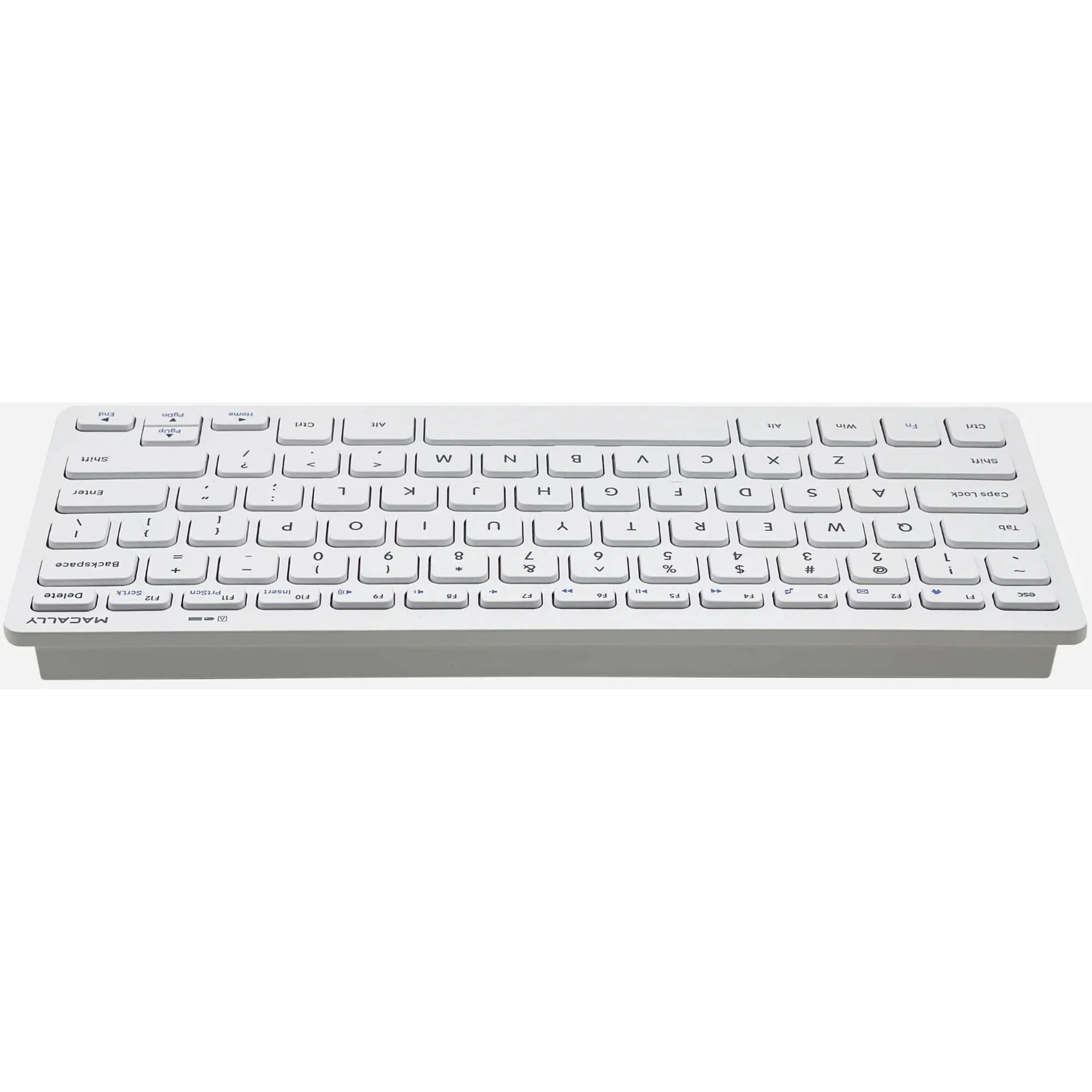 Macally Compact Wireless Keyboard (White) - Image 3