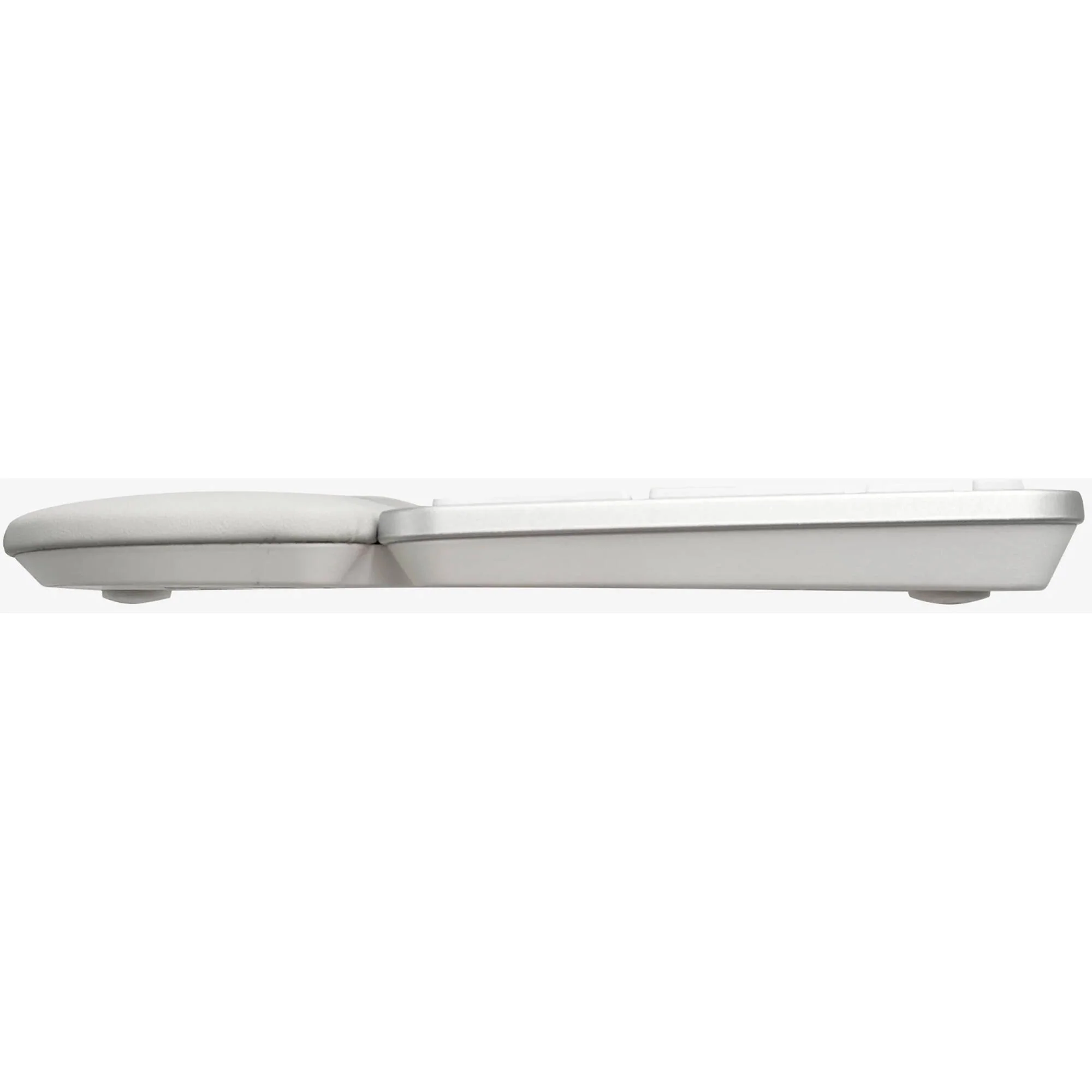 Macally Wireless Ergonomic Keyboard with Wrist Rest for Mac (Aluminum) - Image 4