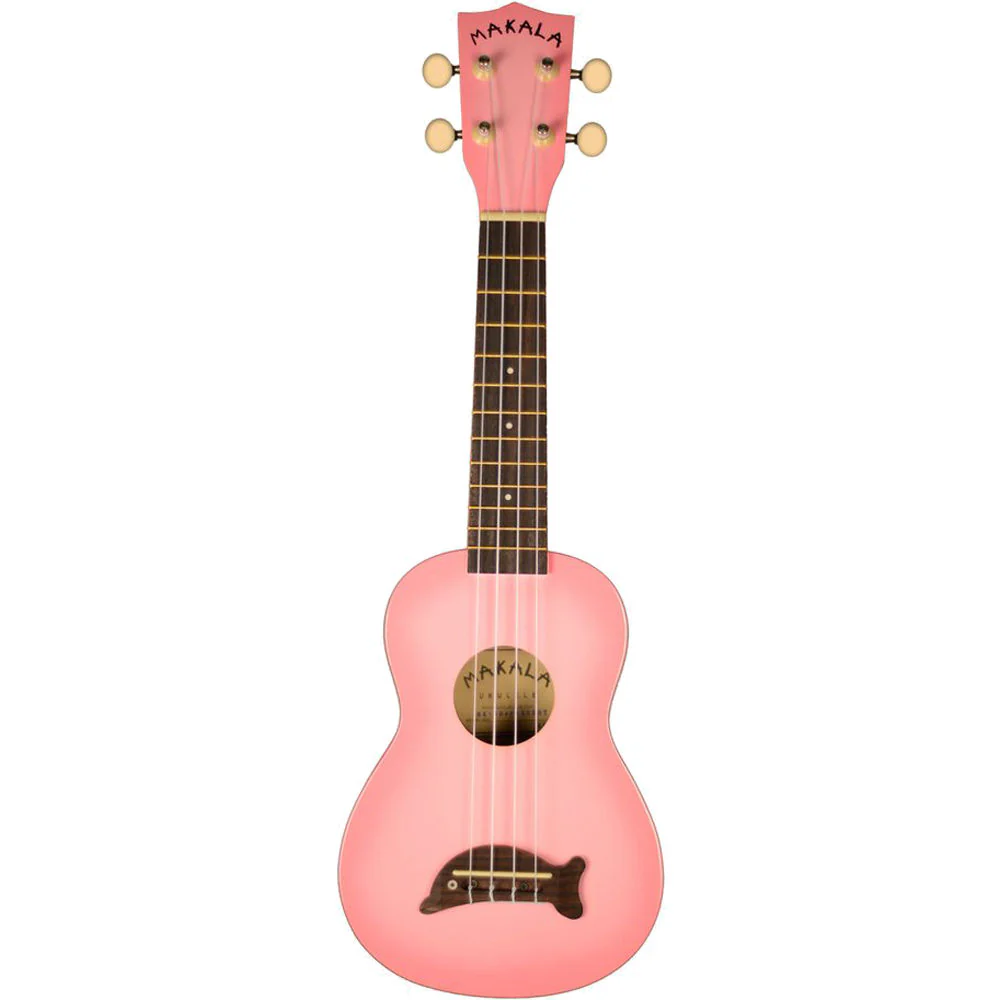 MAKALA Soprano Dolphin Ukulele (Pink Burst) - Image 2
