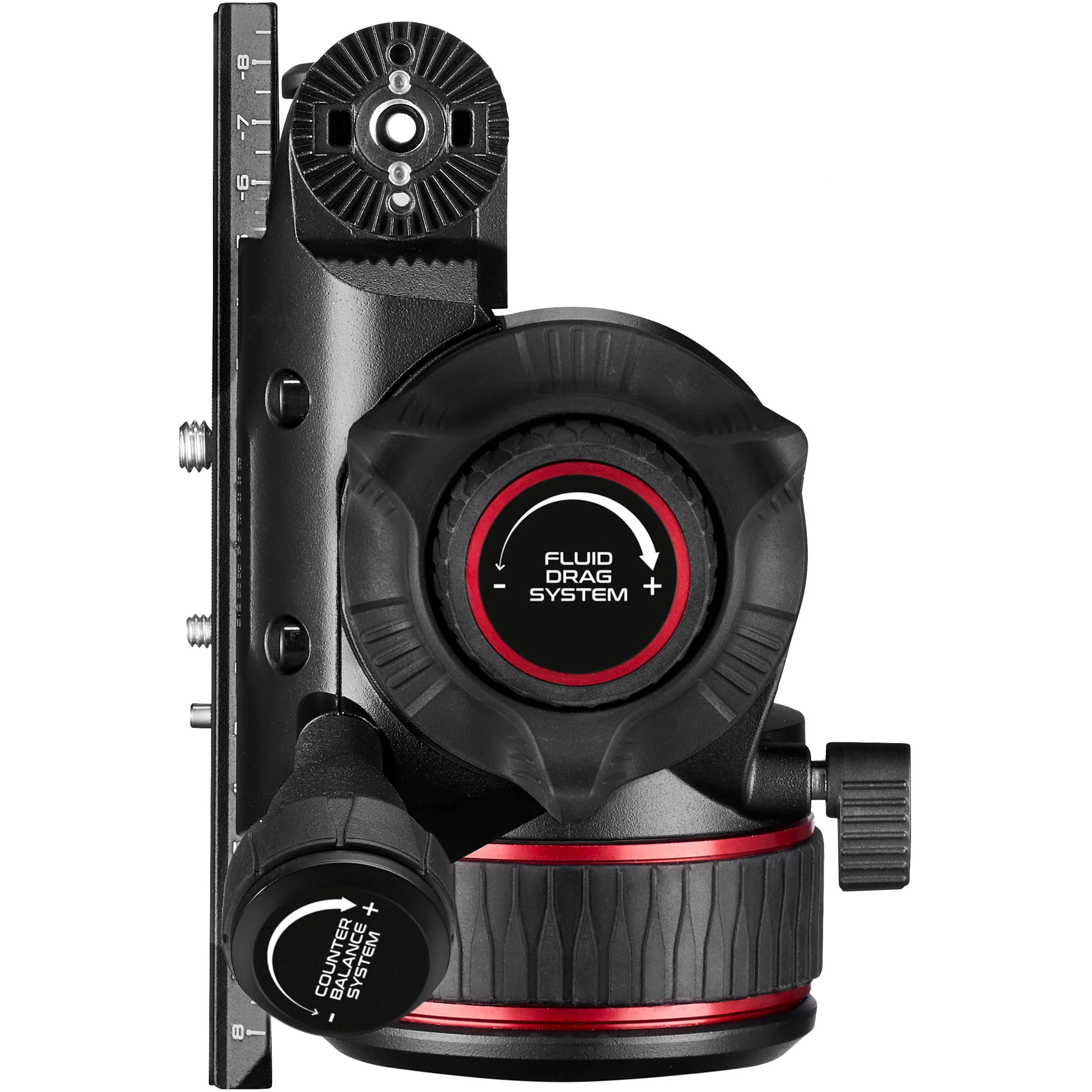 Manfrotto 612 Nitrotech Fluid Video Head and Aluminum Twin Leg Tripod with Ground Spreader - Image 12