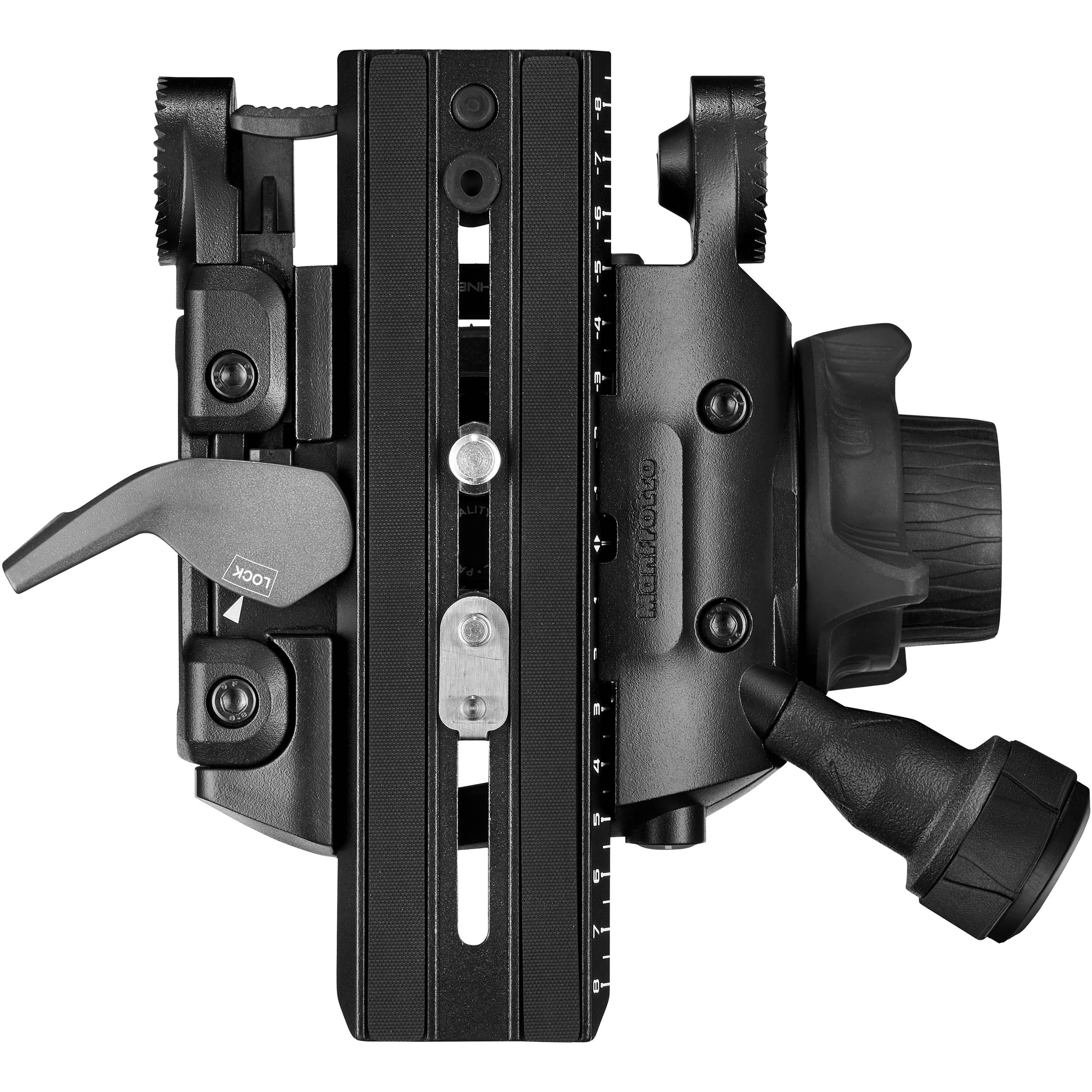 Manfrotto 612 Nitrotech Fluid Video Head and Aluminum Twin Leg Tripod with Ground Spreader - Image 8