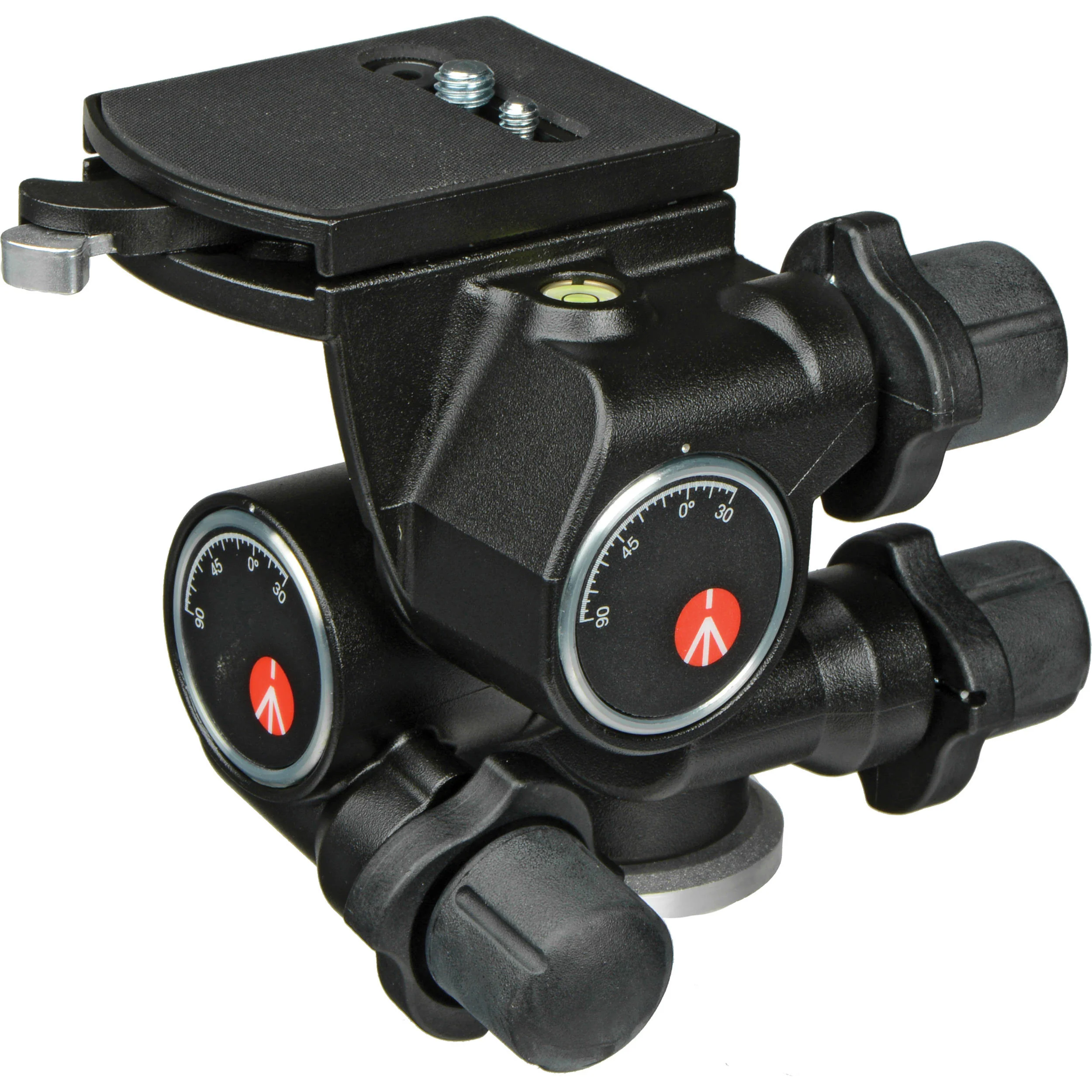 Manfrotto MT190CXPRO4 Carbon Fiber Tripod with 410 Junior Geared Head Kit - Image 3