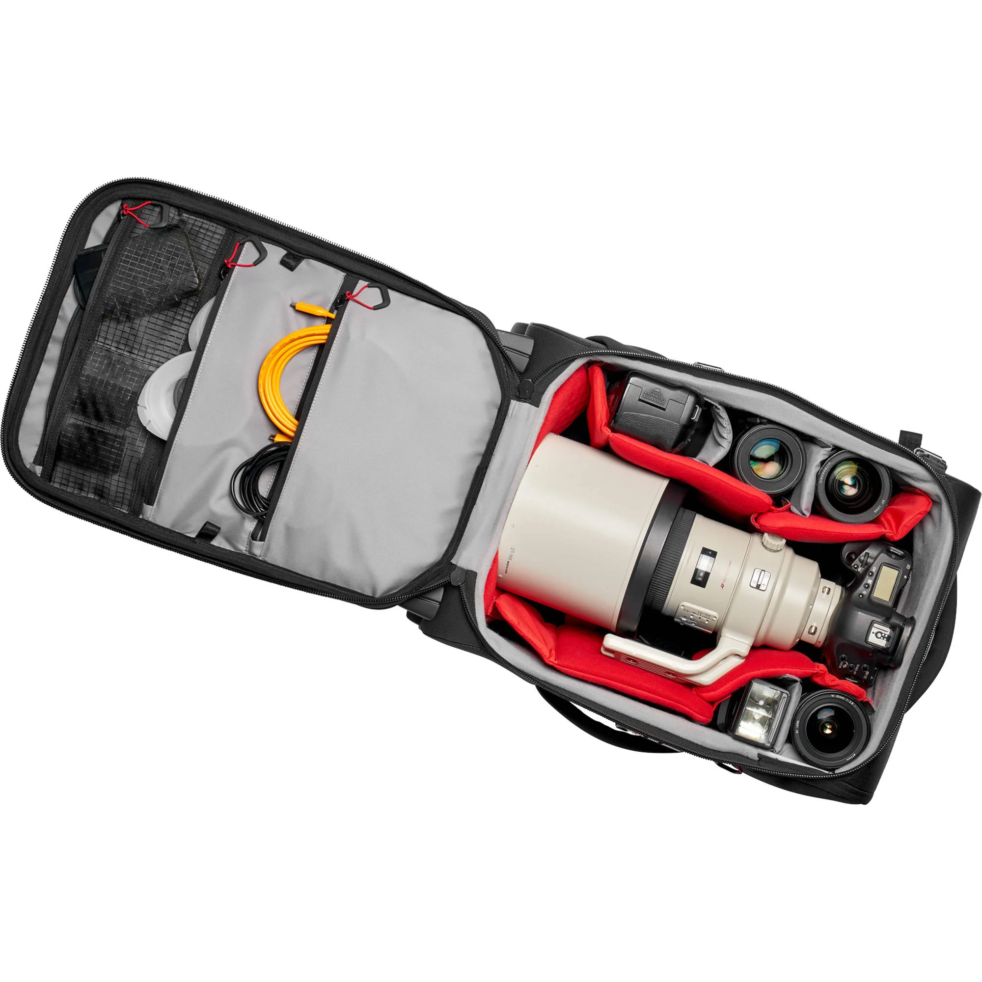 Manfrotto Pro Light Reloader Air-55 Carry-On Camera Roller Bag (Black) - Image 10