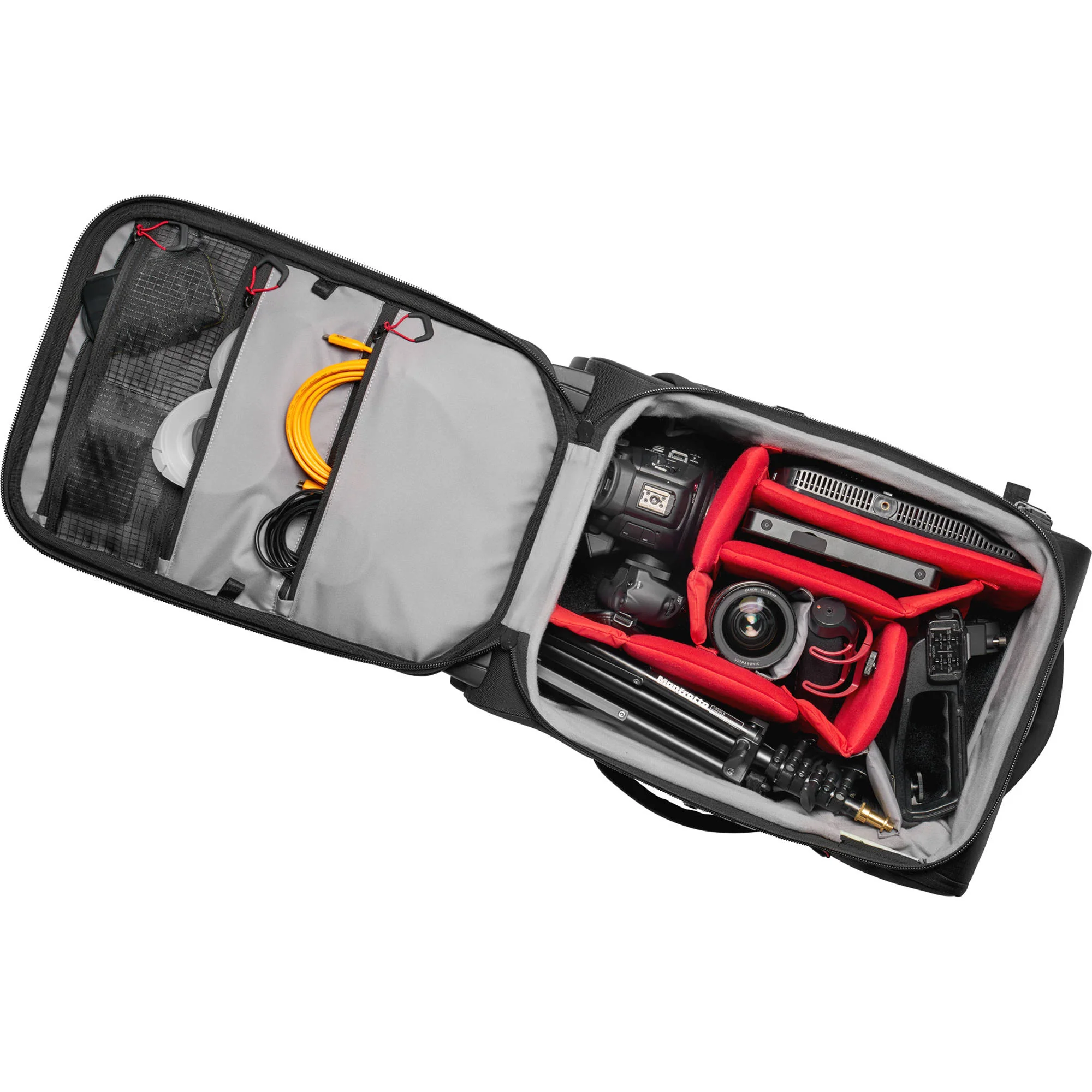 Manfrotto Pro Light Reloader Air-55 Carry-On Camera Roller Bag (Black) - Image 11