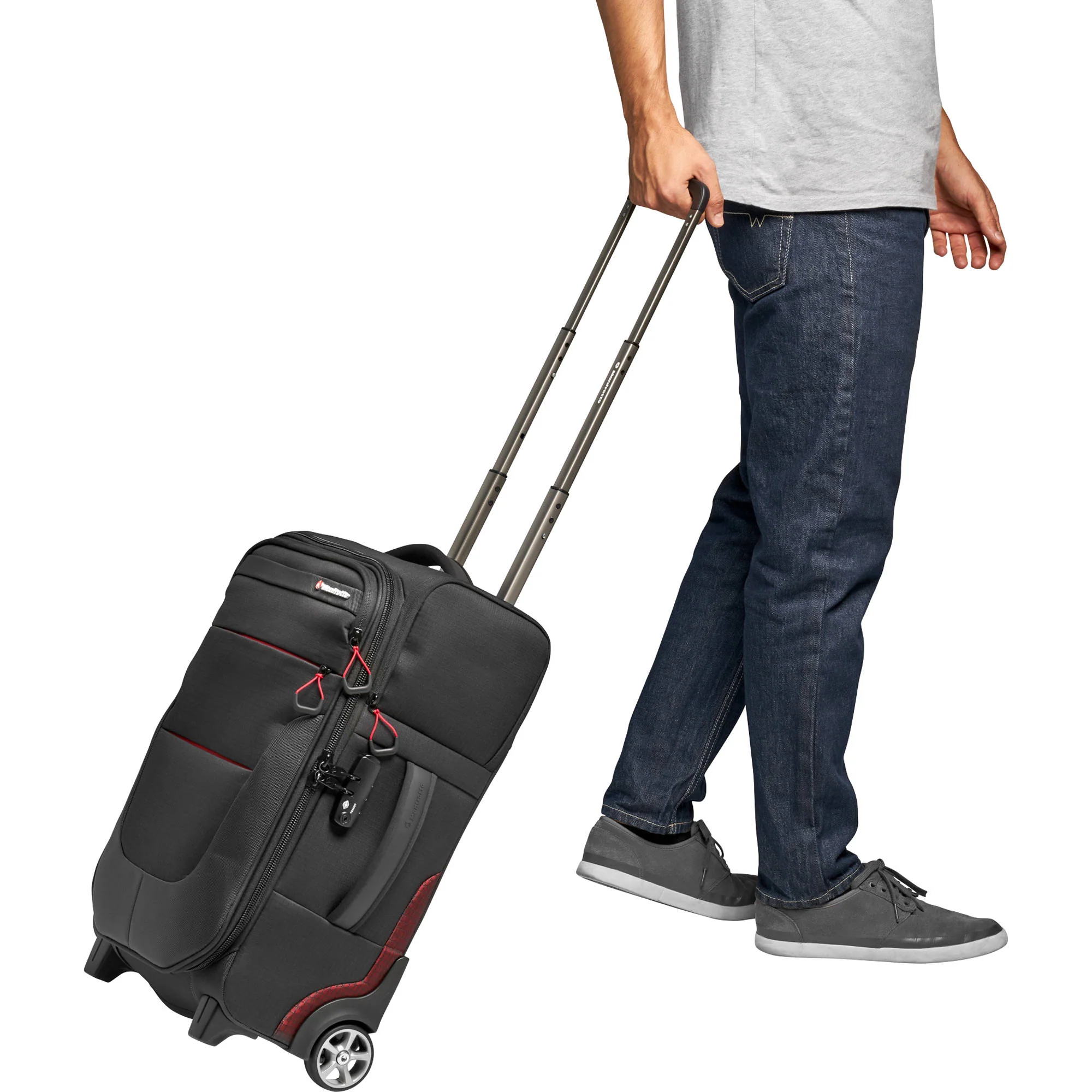 Manfrotto Pro Light Reloader Air-55 Carry-On Camera Roller Bag (Black) - Image 25