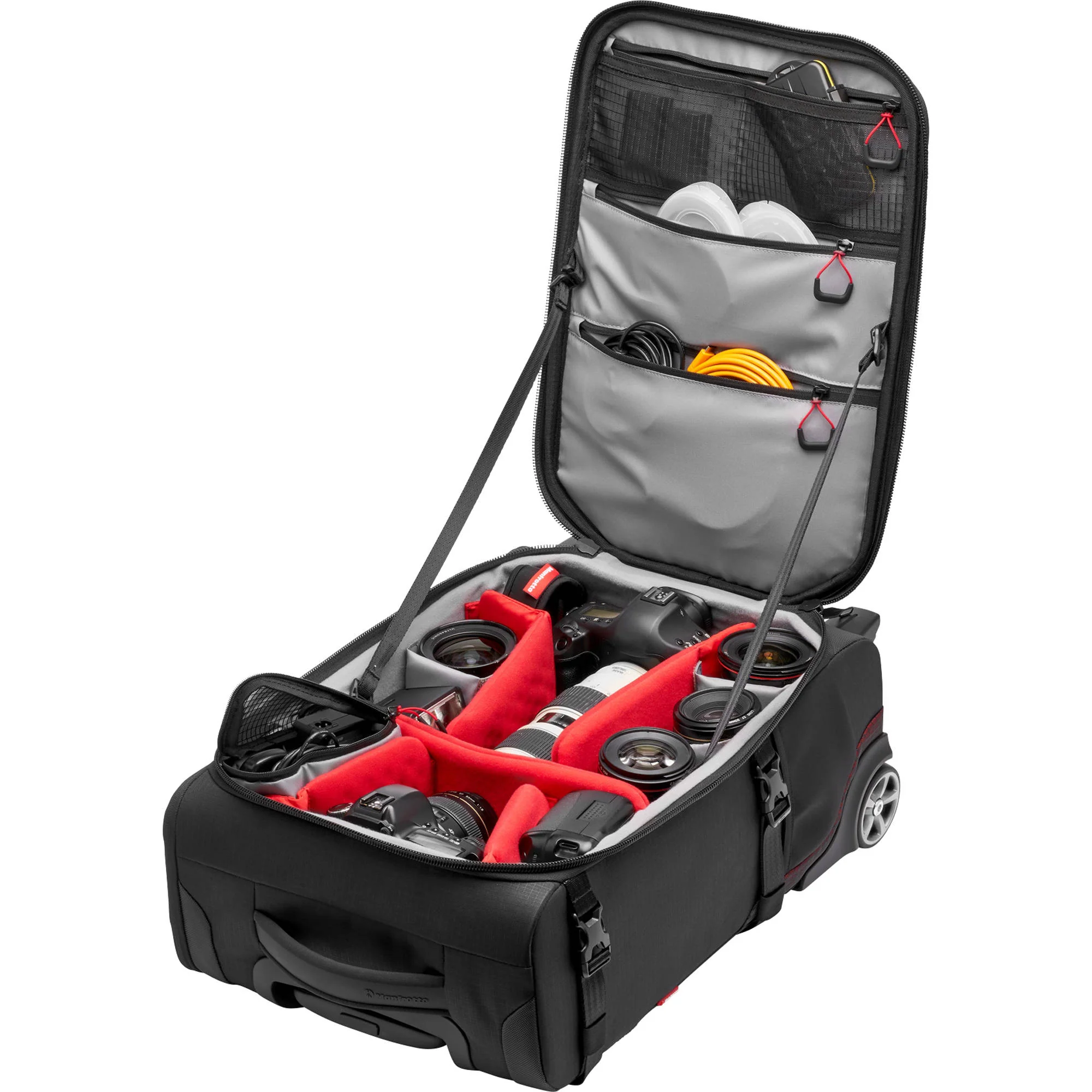 Manfrotto Pro Light Reloader Air-55 Carry-On Camera Roller Bag (Black) - Image 8