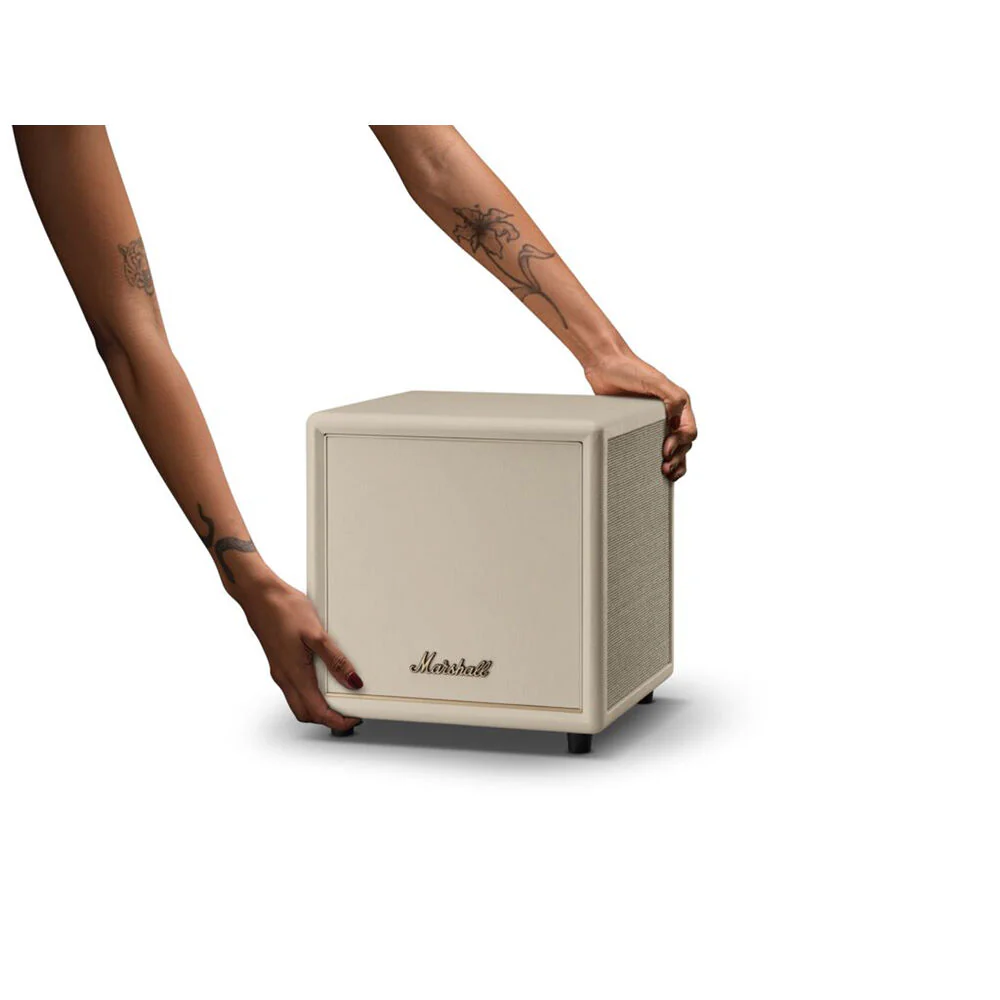 Marshall Heston Sub 200 Dual 5.25" 236W Wireless Subwoofer for Heston 60/120 Soundbars (Cream) - Image 6