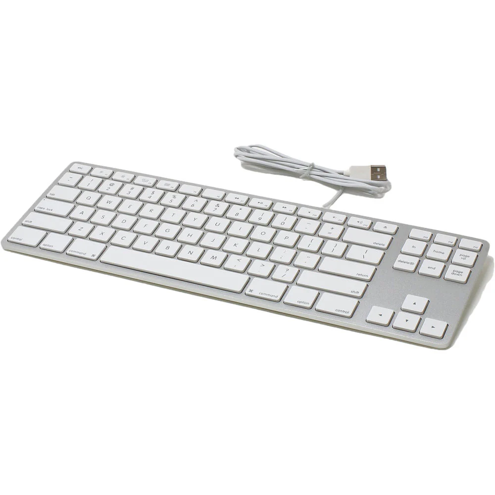 Matias Wired Aluminum Tenkeyless Keyboard (Silver) - Image 2