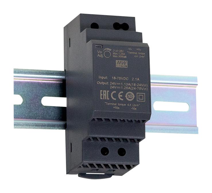 Mean Well DDR-30G-15 DC/DC Converter ITE & Railway 1 Output 30 W 15 V 2 A - Image 2