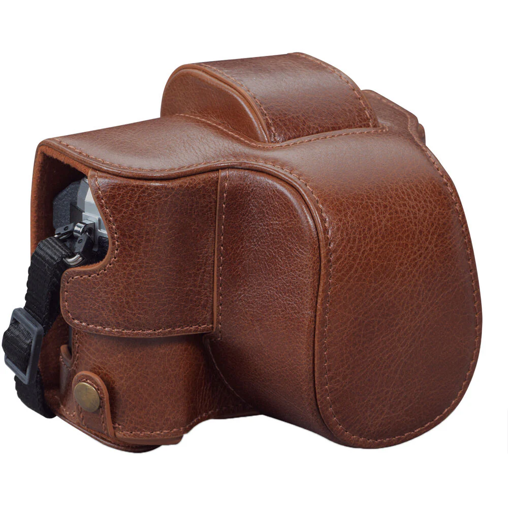 MegaGear Brown Ever Ready Genuine Leather Camera Case - Image 3