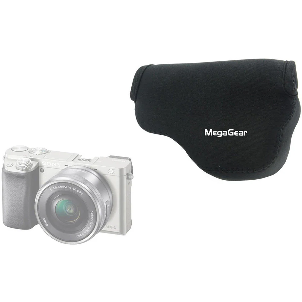 MegaGear Ever Ready Case for Sony A6000/A6300 with 16-50mm Lens (Black) - Image 6