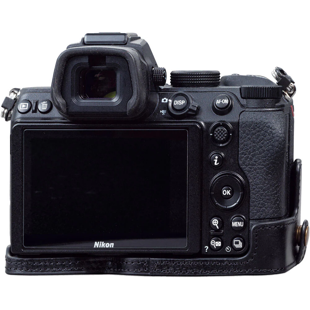 MegaGear Ever Ready Genuine Leather Camera Half Case for Nikon Z 5 (Black) - Image 5