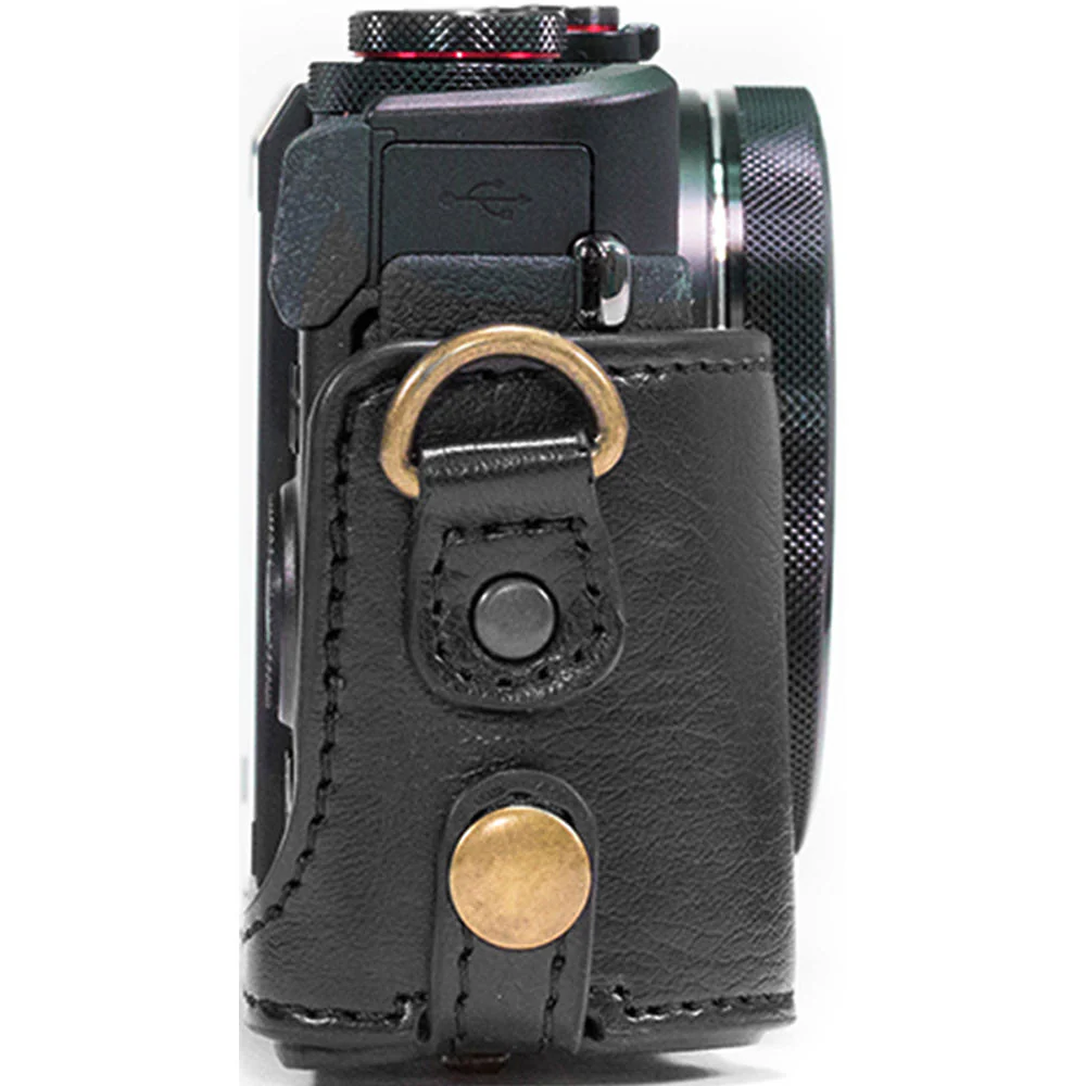 MegaGear Ever Ready Leather Camera Case for Canon PowerShot G7 X Mark II - Image 3