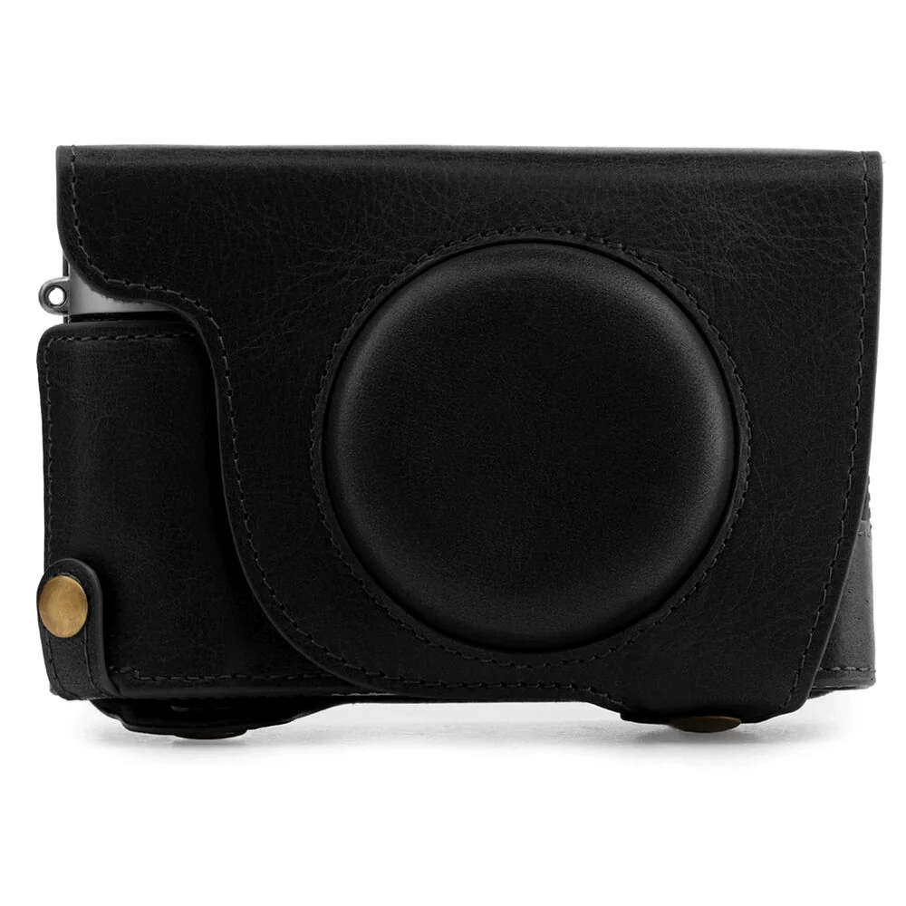 MegaGear Ever Ready Top Grain Leather Camera Case for FUJIFILM X100V (Black) - Image 2