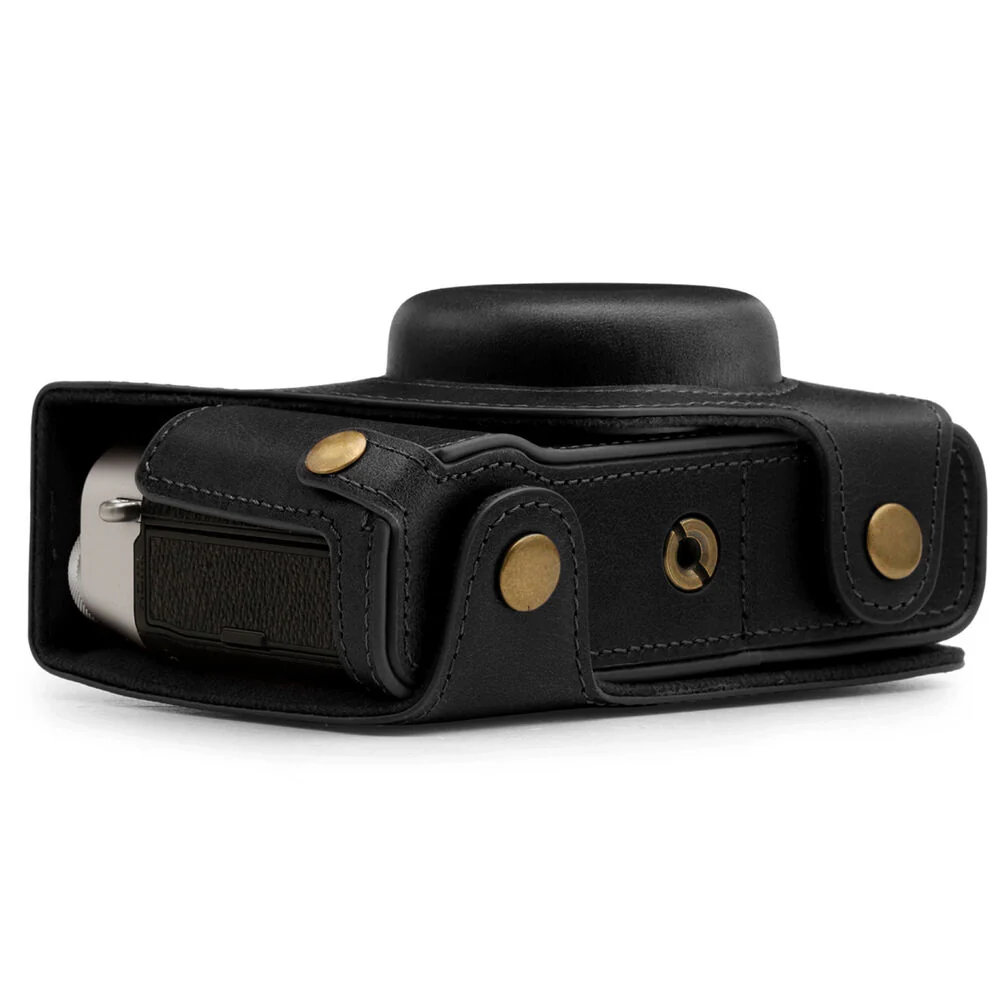 MegaGear Ever Ready Top Grain Leather Camera Case for FUJIFILM X100V (Black) - Image 4